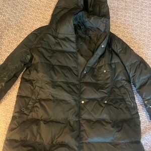 Zara Dark Green Outerwear Jacket